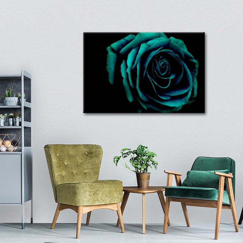 Green Flower Wall Art