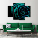 Green Flower Wall Art