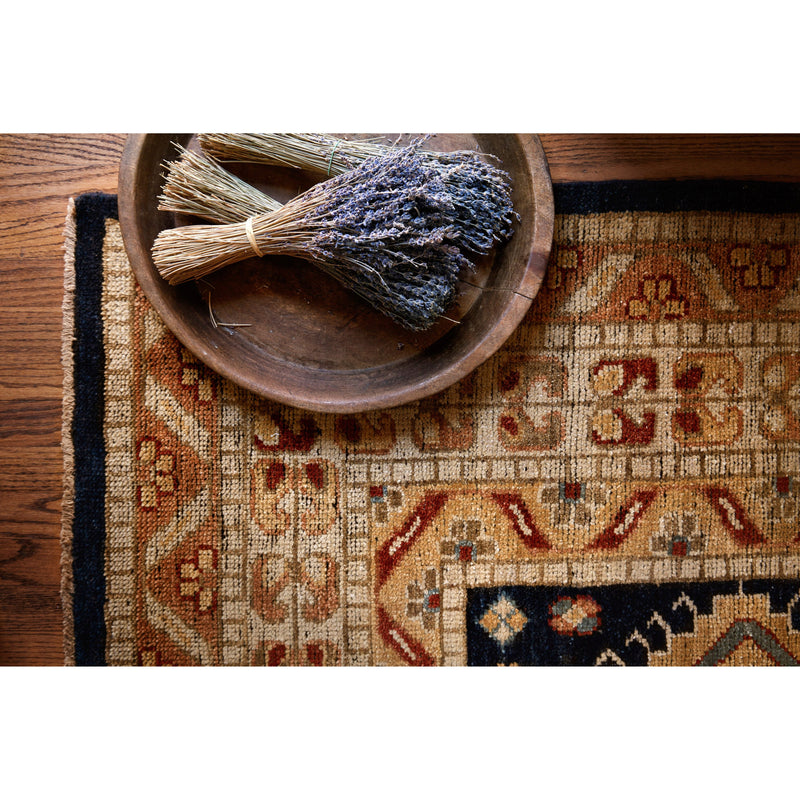 Heirloom Navy / Multi Hand-Knotted Rug