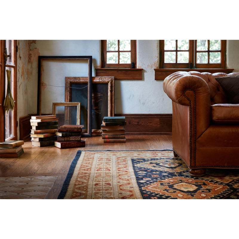 Heirloom Navy / Multi Hand-Knotted Rug