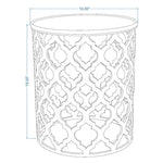 Pram Black End Table