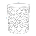 Pram White End Table