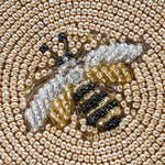 Stripey bee coasters
