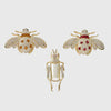Jeweled insect clip set