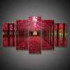 Red Forest Wall Art