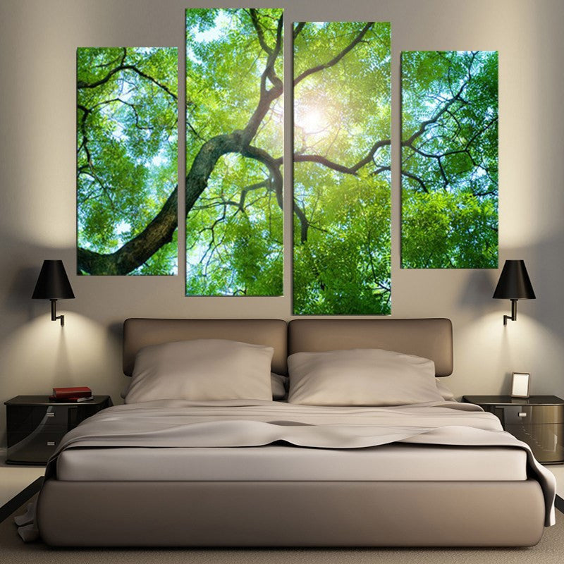 Tree Canopy Sunshine Wall Art