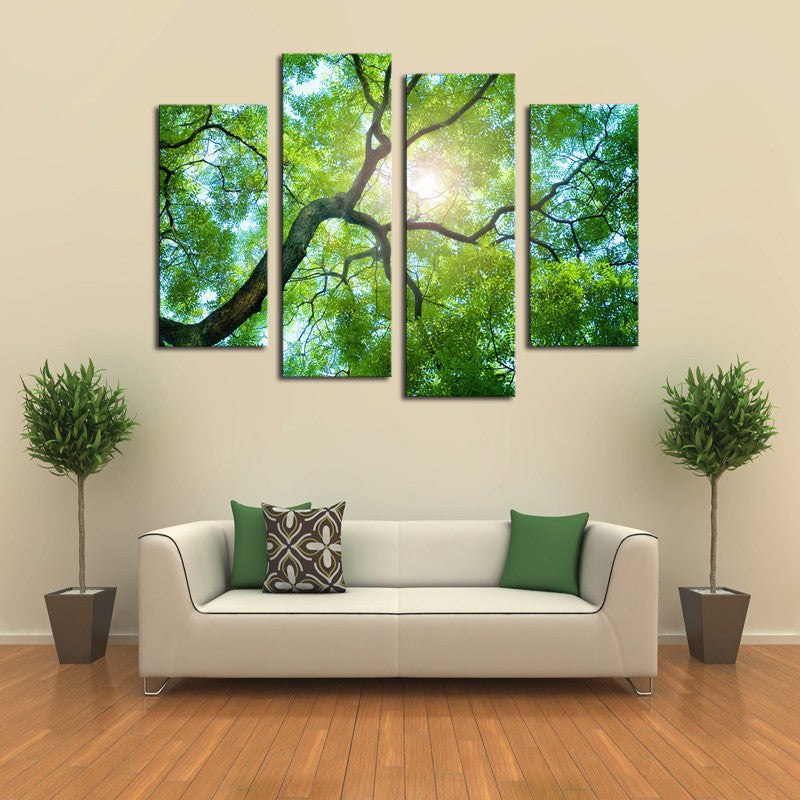 Tree Canopy Sunshine Wall Art