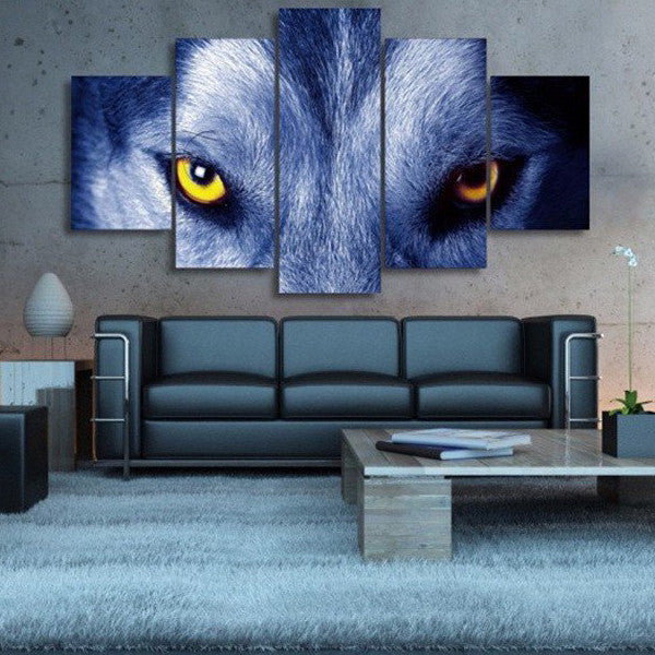 Mystic Wolf Eyes Wall Art