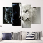 Tale Of Two Wolves Wall Art