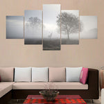 Hunting at Dusk Wall Art
