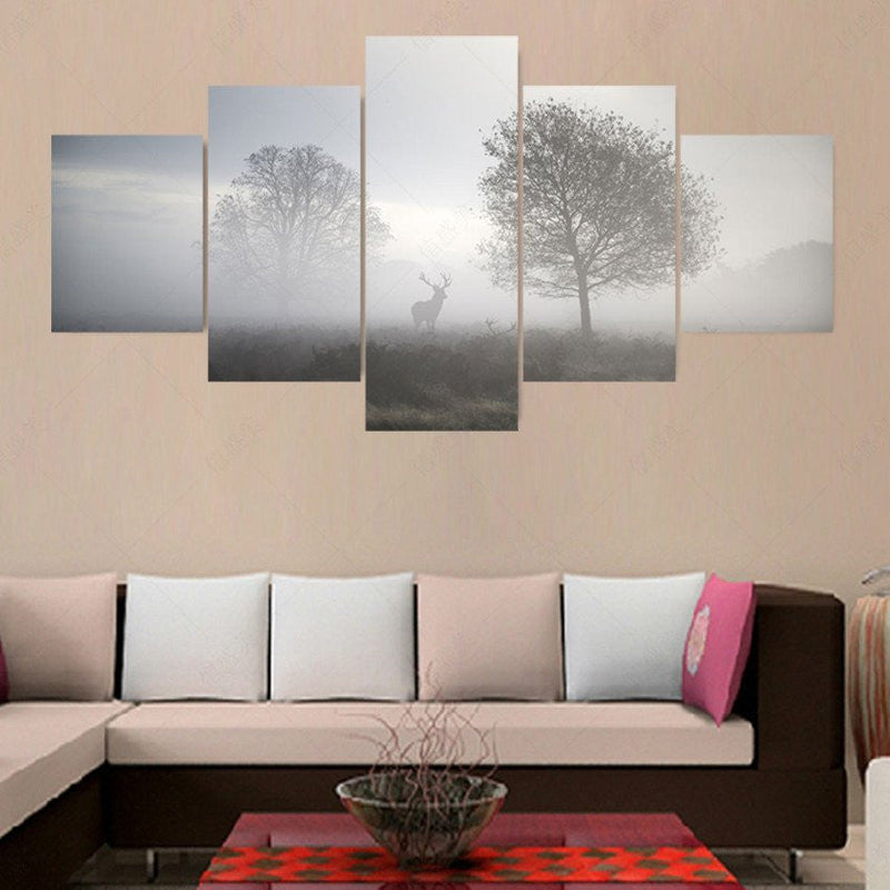 Hunting at Dusk Wall Art