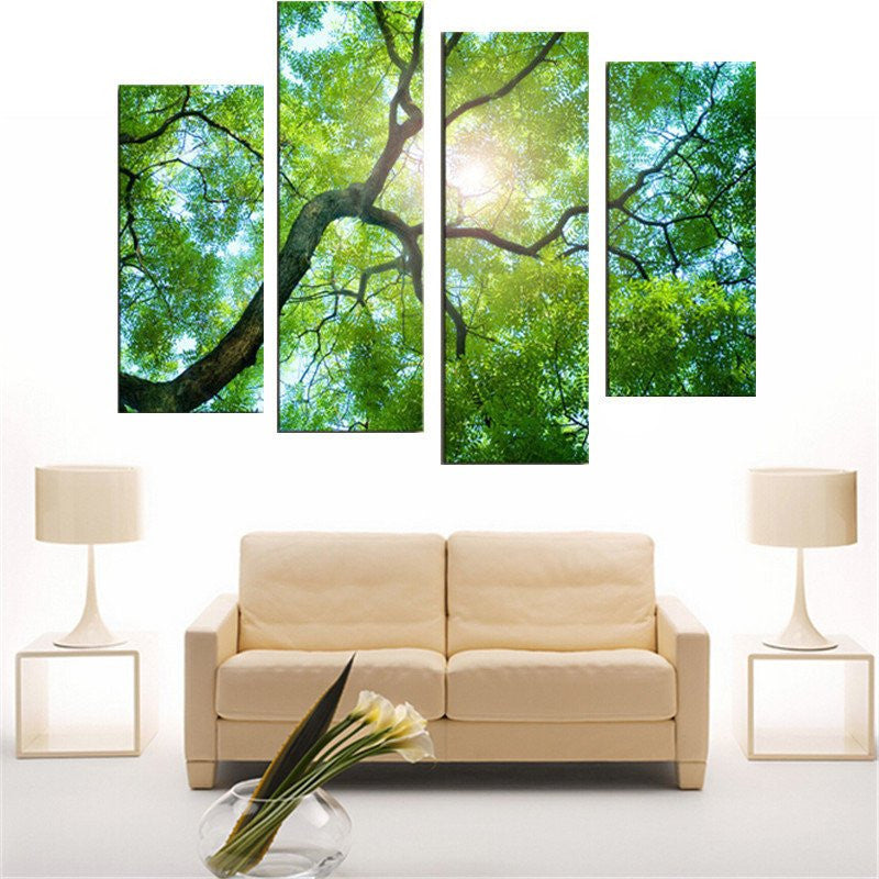 Tree Canopy Sunshine Wall Art