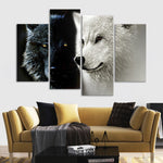 Tale Of Two Wolves Wall Art