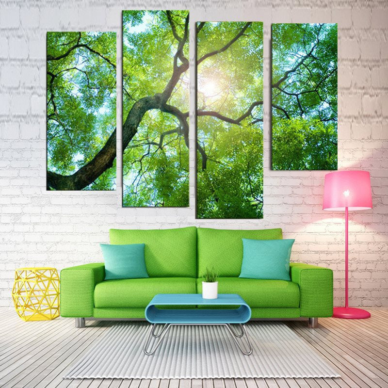 Tree Canopy Sunshine Wall Art
