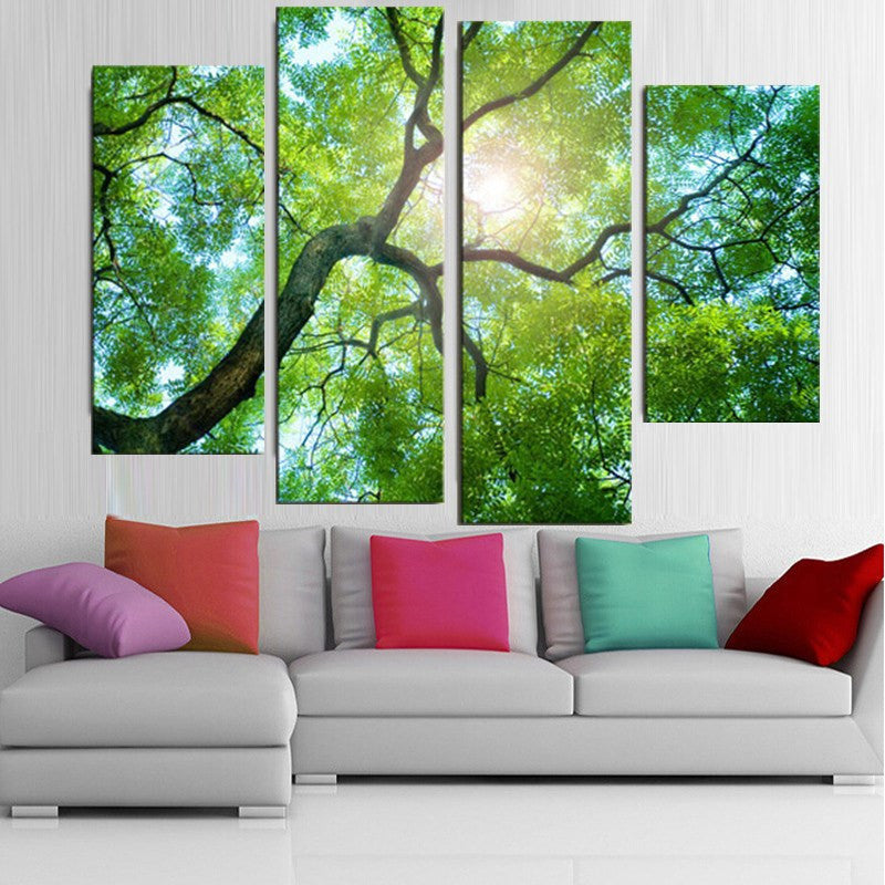 Tree Canopy Sunshine Wall Art