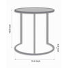 Lech Ivory End Table