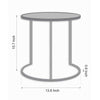 Lech Ivory End Table