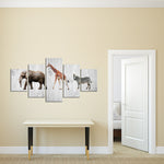 Wooden Safari Wall Art