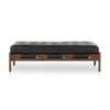 Halston Heirloom Black Cocktail Ottoman | shipping 11/25/2025