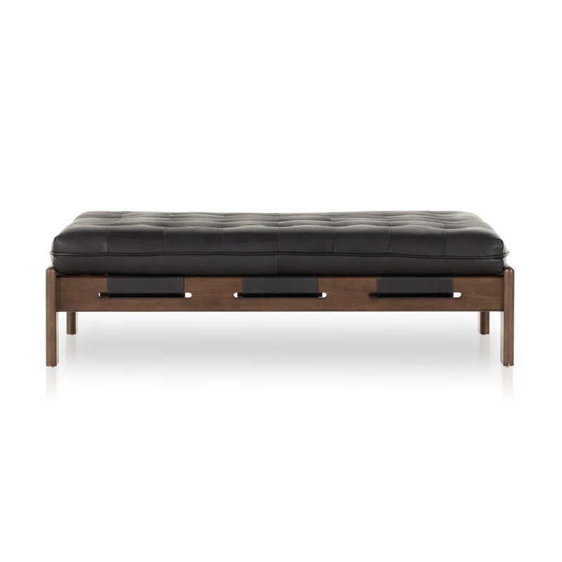 Halston Heirloom Black Cocktail Ottoman | shipping 11/25/2025