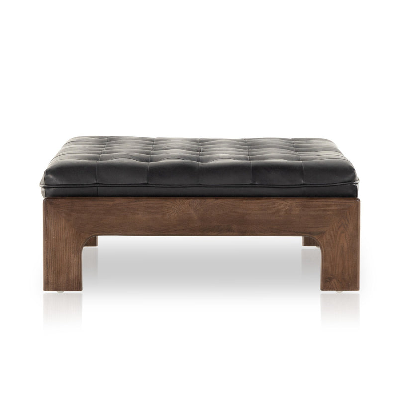 Halston Heirloom Black Cocktail Ottoman | shipping 11/25/2025