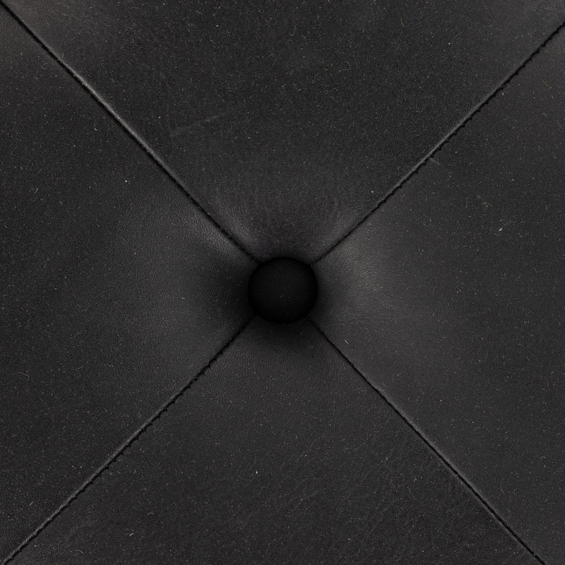 Halston Heirloom Black Cocktail Ottoman | shipping 11/25/2025