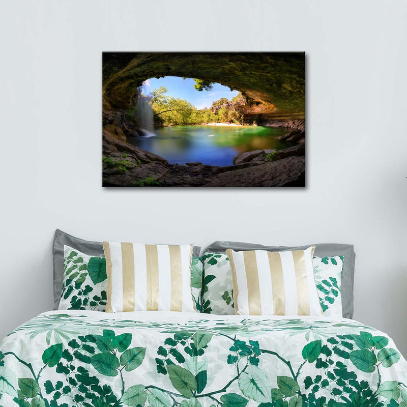 Hamilton Pool And Waterfall Wall Art