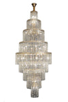 MIRODEMI®  Large Luxury crystal chandelier for staircase, living room, stairwell