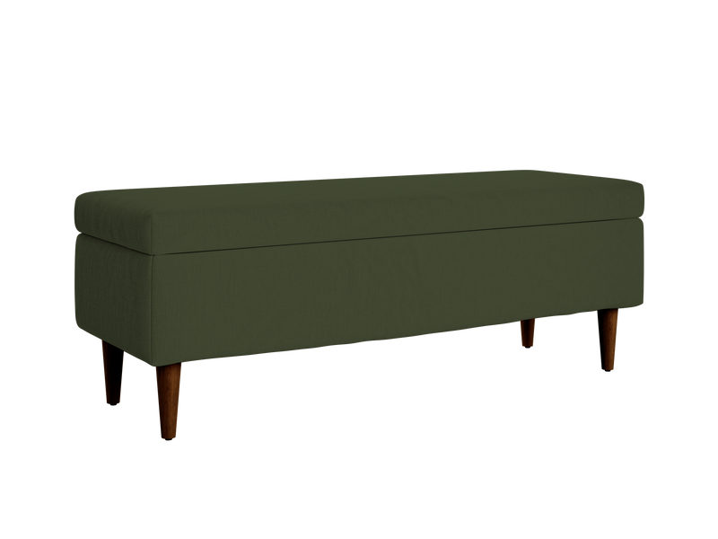 The Essential Storage Bench in Hemp