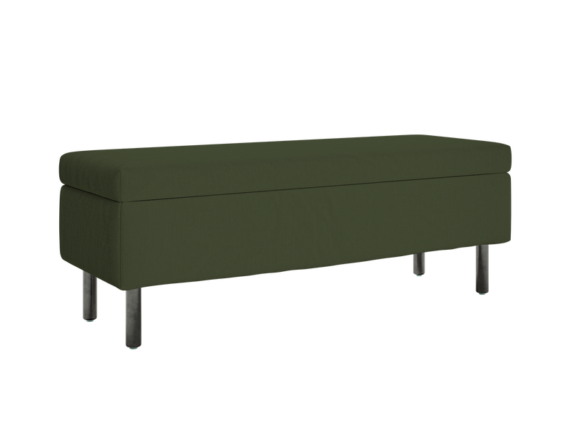 The Essential Storage Bench in Hemp