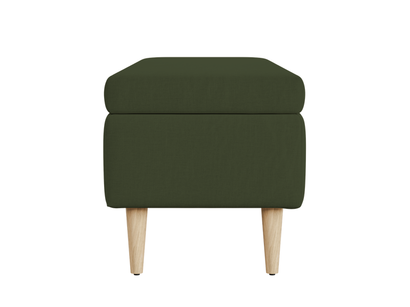 The Essential Storage Bench in Hemp