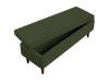 The Essential Storage Bench in Hemp
