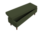 The Essential Storage Bench in Hemp