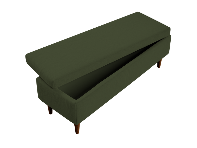 The Essential Storage Bench in Hemp