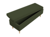The Essential Storage Bench in Hemp