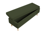 The Essential Storage Bench in Hemp