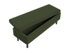 The Essential Storage Bench in Hemp
