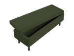 The Essential Storage Bench in Hemp
