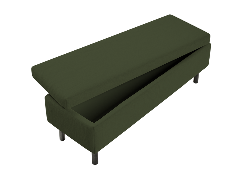 The Essential Storage Bench in Hemp