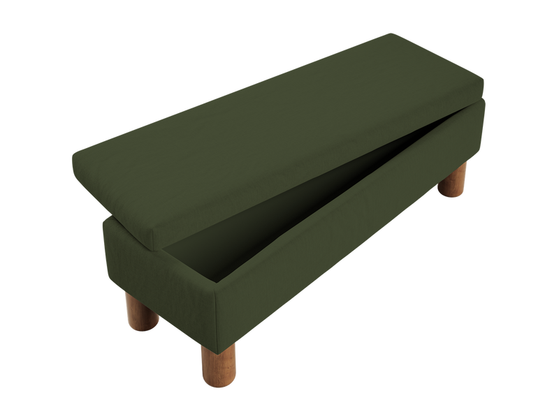 The Essential Storage Bench in Hemp