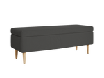 The Essential Storage Bench in Hemp
