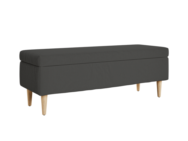 The Essential Storage Bench in Hemp