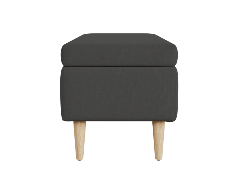 The Essential Storage Bench in Hemp