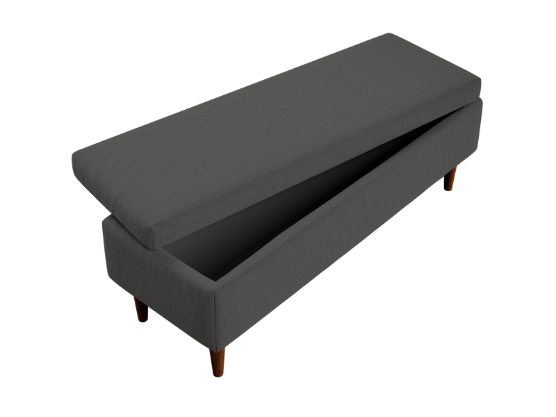 The Essential Storage Bench in Hemp