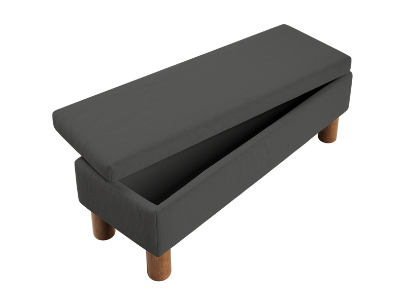 The Essential Storage Bench in Hemp
