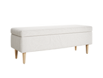 The Essential Storage Bench in Hemp
