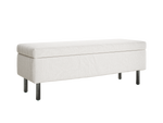 The Essential Storage Bench in Hemp