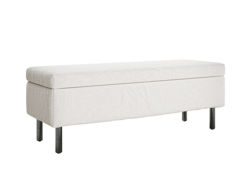 The Essential Storage Bench in Hemp