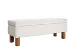 The Essential Storage Bench in Hemp