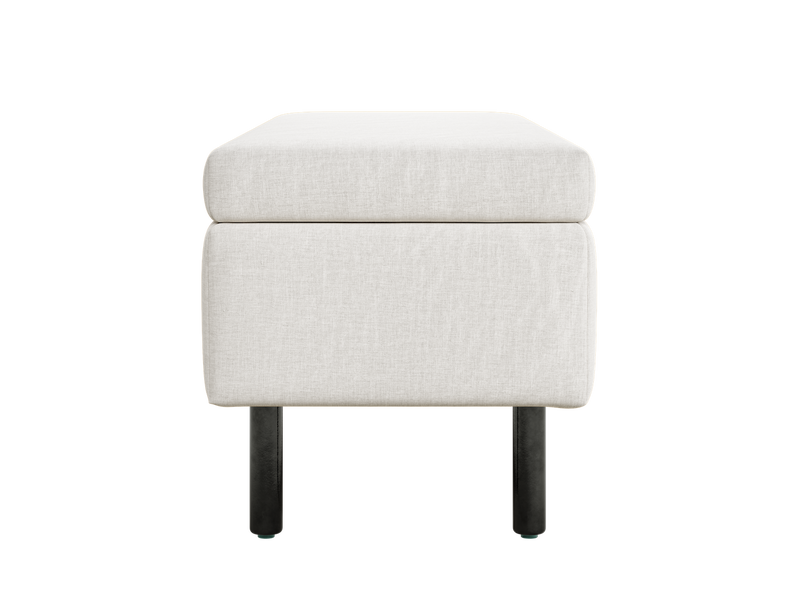 The Essential Storage Bench in Hemp